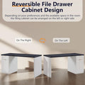 60 Inch Contemporary Executive Desk Wooden Home Office & Fluted Computer Desk
