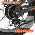 20 in Mountain Bike for 7 15 Years Old, 7 Speed Kids Bike with High Carbon Steel Frame, Fat Tire and Dual Disc Brake, Front Suspension Mountain