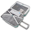 American Tourister Pirouette NXT Hardside Large Checked Luggage with Spinner Wheels Ultramarine