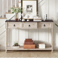 Entryway Console Table with Drawers Stylish Sofa Table