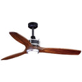 Vaxcel Curtiss Satin Brass Mid Century Modern MCM Wood Propeller Ceiling Fan with LED Light Kit and Remote